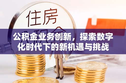 五结公积金业务创新，探索数字化时代下的新机遇与挑战