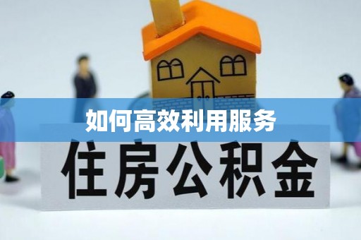 五结如何高效利用服务