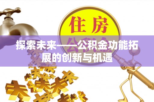 五结探索未来——公积金功能拓展的创新与机遇